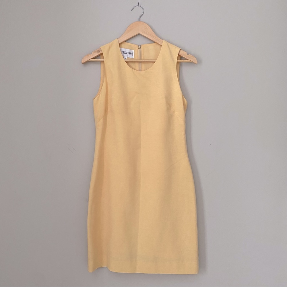 HOLT RENFREW Vintage Yellow Dress